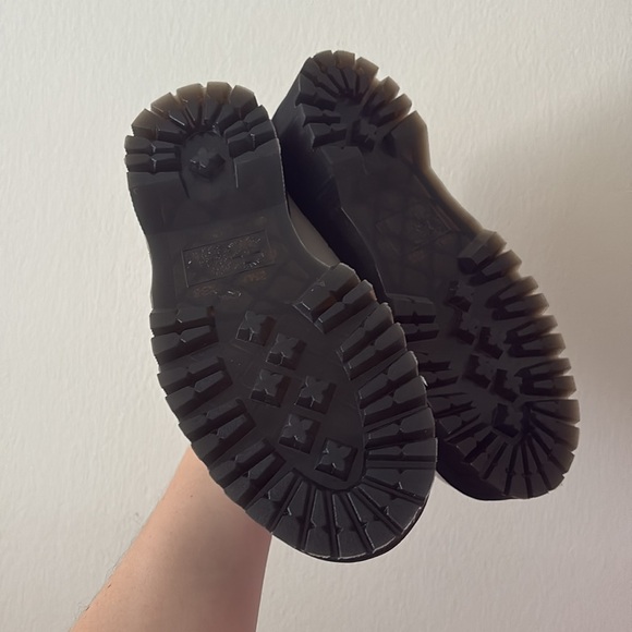 Dr. Martens White oxford 1461 Smooth Leather Platform Shoes - Picture 4 of 8